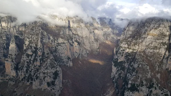 Vikos Gorge Pindus Bergen Norra Grekland — Stockfoto