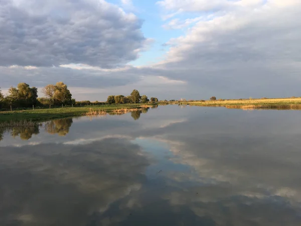 Lake Hortobagy National Park Hungary — Stock Photo, Image