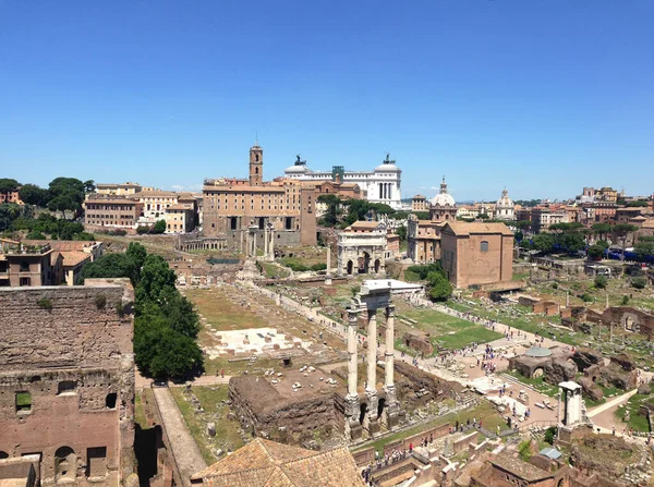 Fórum Romano Itália Roma — Fotografia de Stock