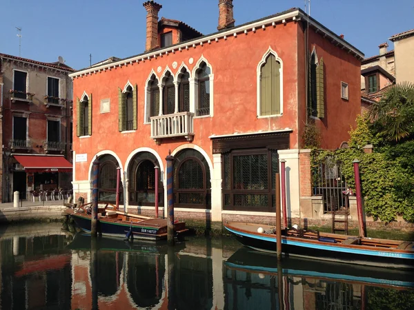 Malcanton Hotelgebäude Venedig Italien — Stockfoto