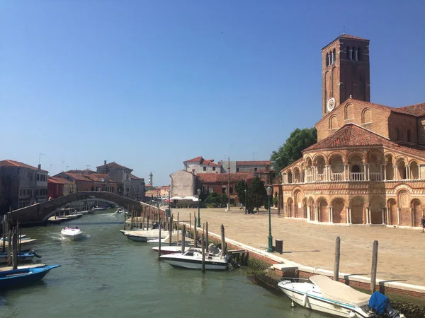 Igreja Santa Maria San Donato Murano Venezia Itália — Fotografia de Stock