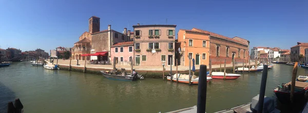 Panorama Canal Murano Venezia Itália — Fotografia de Stock