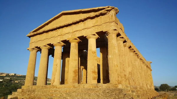Juno Templet Århundrede Fvt Græsk Tempel Agrigento Italien - Stock-foto