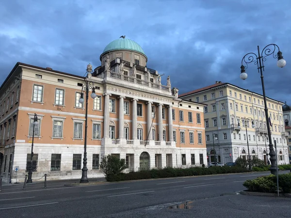 Palazzo Carciotti Escritório Trieste Itália — Fotografia de Stock