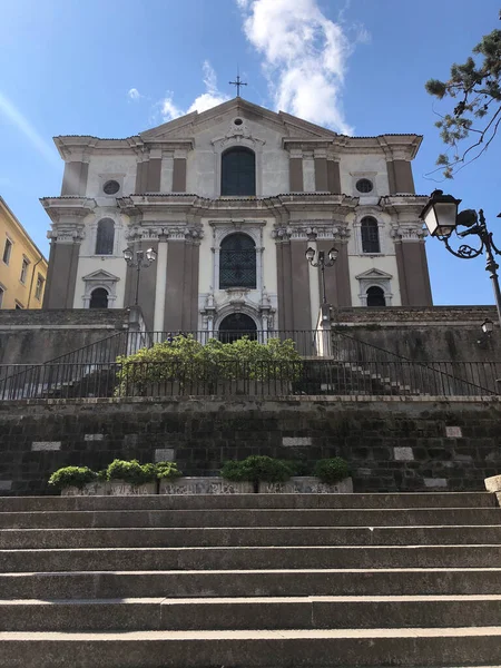 가톨릭 Parrocchia Santa Maria Maggiore Trieste Italy — 스톡 사진