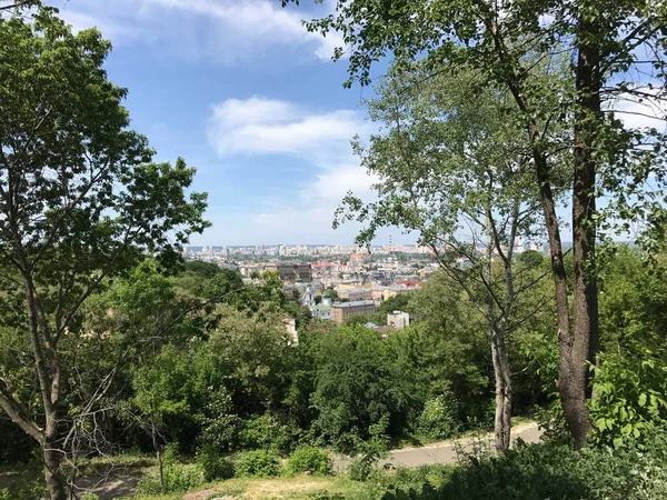 Guardando Oltre Kiev Ucraina — Foto Stock