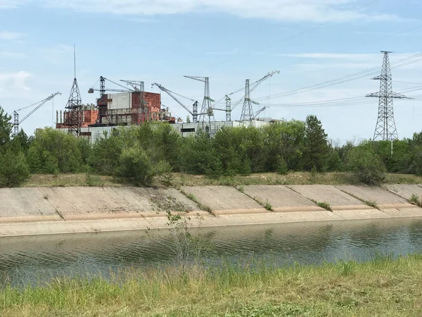 우크라 이나의 체르노빌 발전소 — 스톡 사진