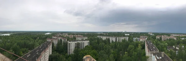 Panorama Pripyat Città Abbandonata Ucraina — Foto Stock