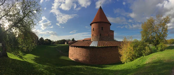 Panorama Zamku Kownie Litwie — Zdjęcie stockowe