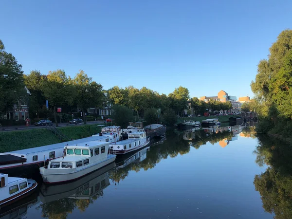 Canal Groninga Países Bajos — Foto de Stock