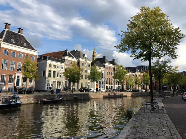 Kanál Kolem Starého Města Groningen Nizozemsko — Stock fotografie