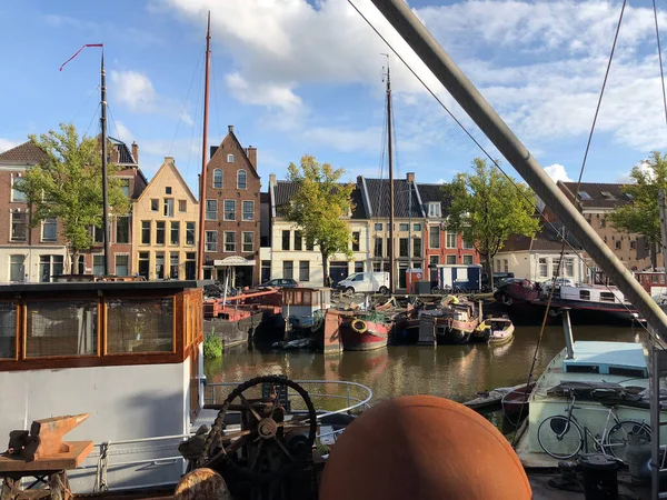 Groningen Deki Noorderhaven Hollanda — Stok fotoğraf