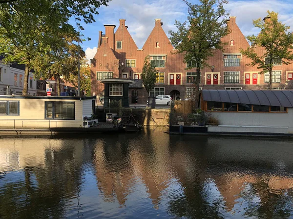 Groningen Deki Kanal Hollanda — Stok fotoğraf