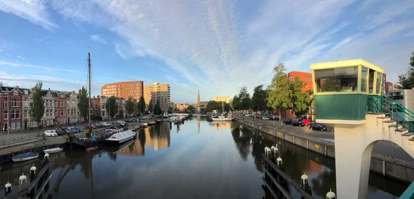 Panorama Vom Oosterhaven Groningen Niederlande — Stockfoto