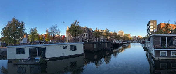Канал Гронінгені Нідерланди — стокове фото