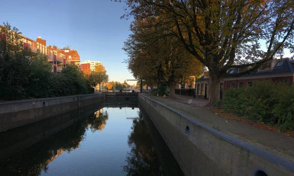 Cerradura Del Canal Groningen Países Bajos —  Fotos de Stock