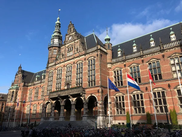 Hollanda Daki Groningen Üniversitesi — Stok fotoğraf