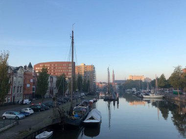 Groningen 'deki Oosterhaven Hollanda