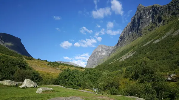 Nationalparklandschaft Geiranger Norwegen — Stockfoto