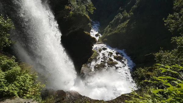 Водоспад Фіорді Ґейранґера Норвегія — стокове фото
