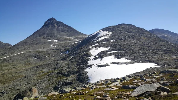 Berge Mit Schnee Jotunheimen Nationalpark Norwegen — Stockfoto