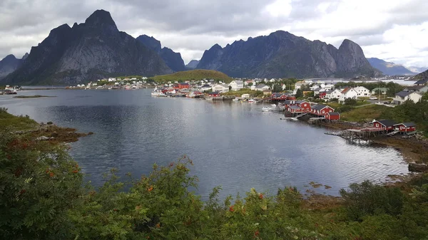 Wioska Rybacka Reine Norwegii — Zdjęcie stockowe