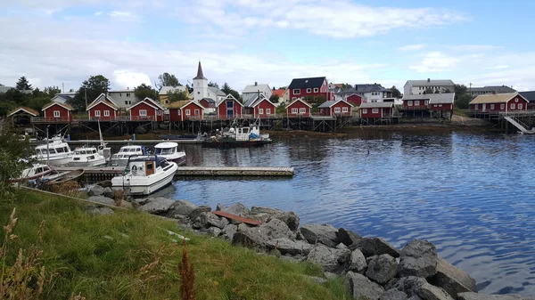 Fiskebyn Reine Norge — Stockfoto