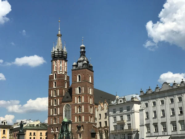 Bazilika Marie Krakově Polsko — Stock fotografie