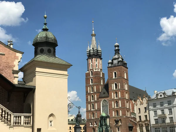 Bazilika Marie Krakově Polsko — Stock fotografie