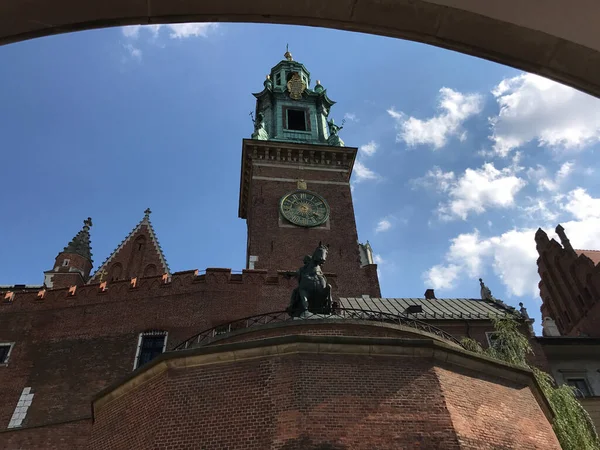Königsschloss Wawel Krakau Polen — Stockfoto
