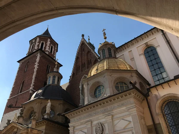 Katedra Wawelu Krakowie Polska — Zdjęcie stockowe