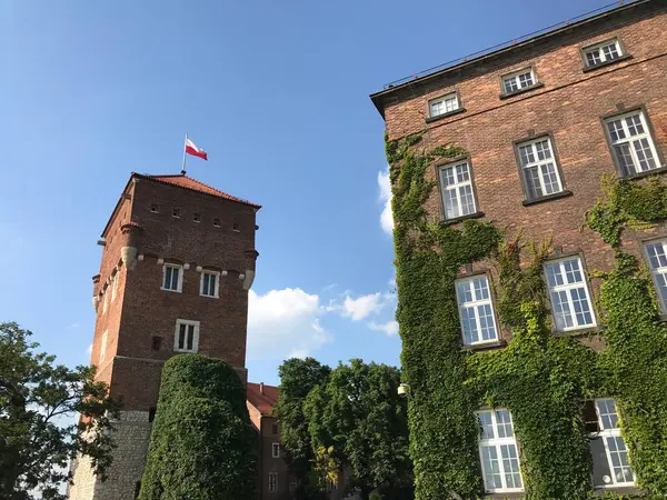 波兰克拉科夫瓦维尔皇家城堡塔楼 — 图库照片