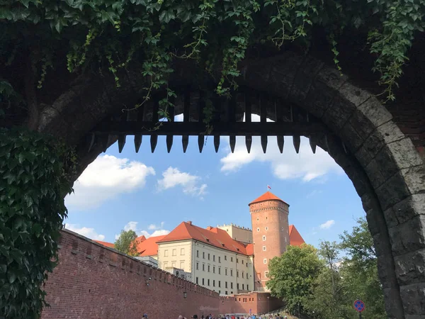 Tor Auf Dem Wawel Krakau Polen — Stockfoto