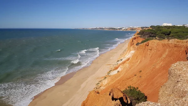 Plaża Praia Poo Velho Portugalii — Zdjęcie stockowe