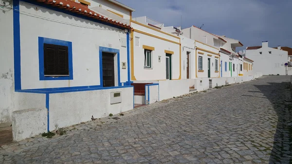 Arquitectura Calle Del Casais Baleal Portugal —  Fotos de Stock