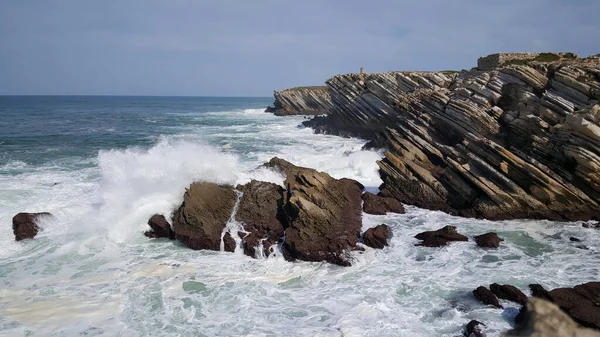 Costa Rocciosa Baleal Portogallo — Foto Stock