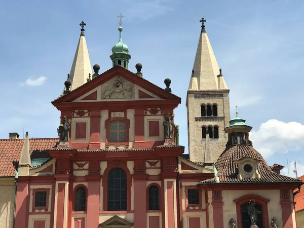 Georgs Basilika Prag Tschechische Republik — Stockfoto