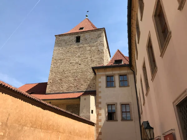 Der Schwarze Turm Prag Tschechische Republik — Stockfoto