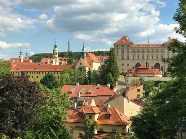 Старый Город Вид Прагу — стоковое фото