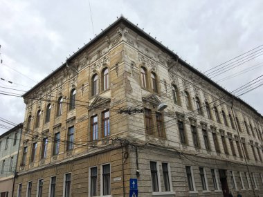 Cluj-Napoca Romanya 'nın eski kentinde mimarlık