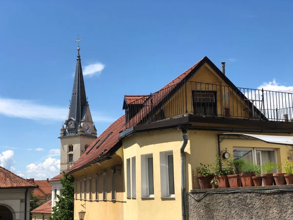 Altstadt Mit Der Jakob Ljubljana Ljubljana Slowenien — Stockfoto