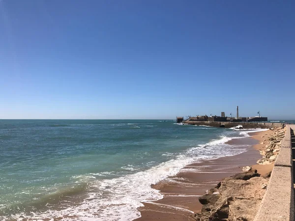 Castelo San Sebastian Cádiz Espanha — Fotografia de Stock