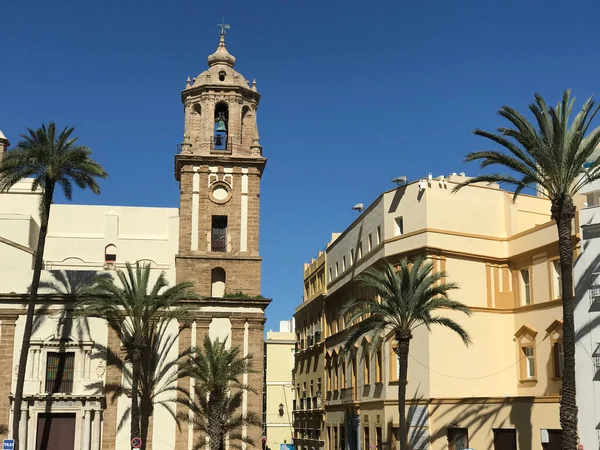 Iglesia Santiago Cádiz España — Foto de Stock