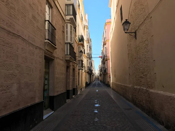 Architektur Den Straßen Von Cadiz Spanien — Stockfoto