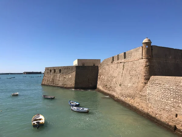 Castelo Santa Catalina Cádiz Espanha — Fotografia de Stock