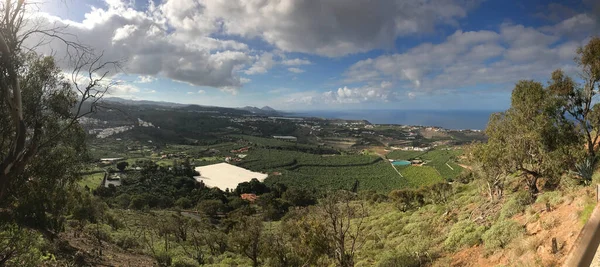 Gran Canaria Daki Arucas Dağı Ndan Panorama Görünümü — Stok fotoğraf