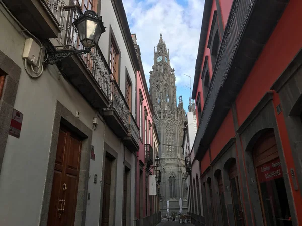 Arucas Gran Kanaryası Ndaki Parroquia San Juan Bautista Arucas Katedrali — Stok fotoğraf