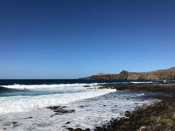 Costa Agaete Gran Canaria Isole Canarie Spai — Foto Stock