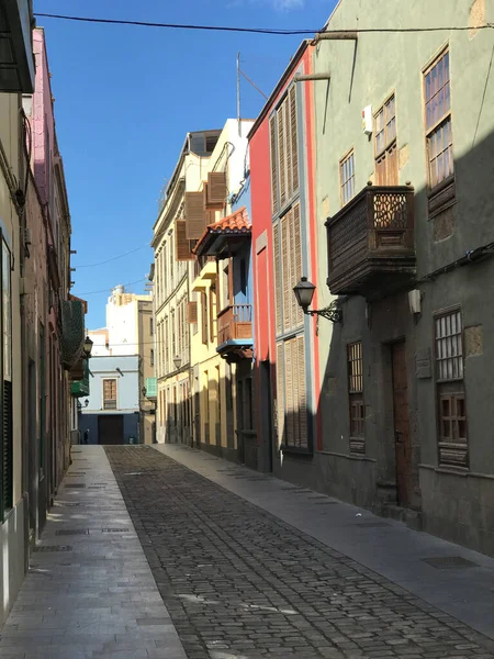 Улица Старом Городе Лас Пальмас Гран Канария — стоковое фото