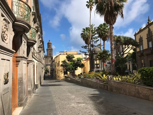 Plaza Del Espiritu Santo Las Palmas Gran Canaria Canarische Eilanden — Stockfoto